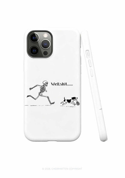 Halloween Skeleton Chase Dog Y2K Phone Case Cherrykitten
