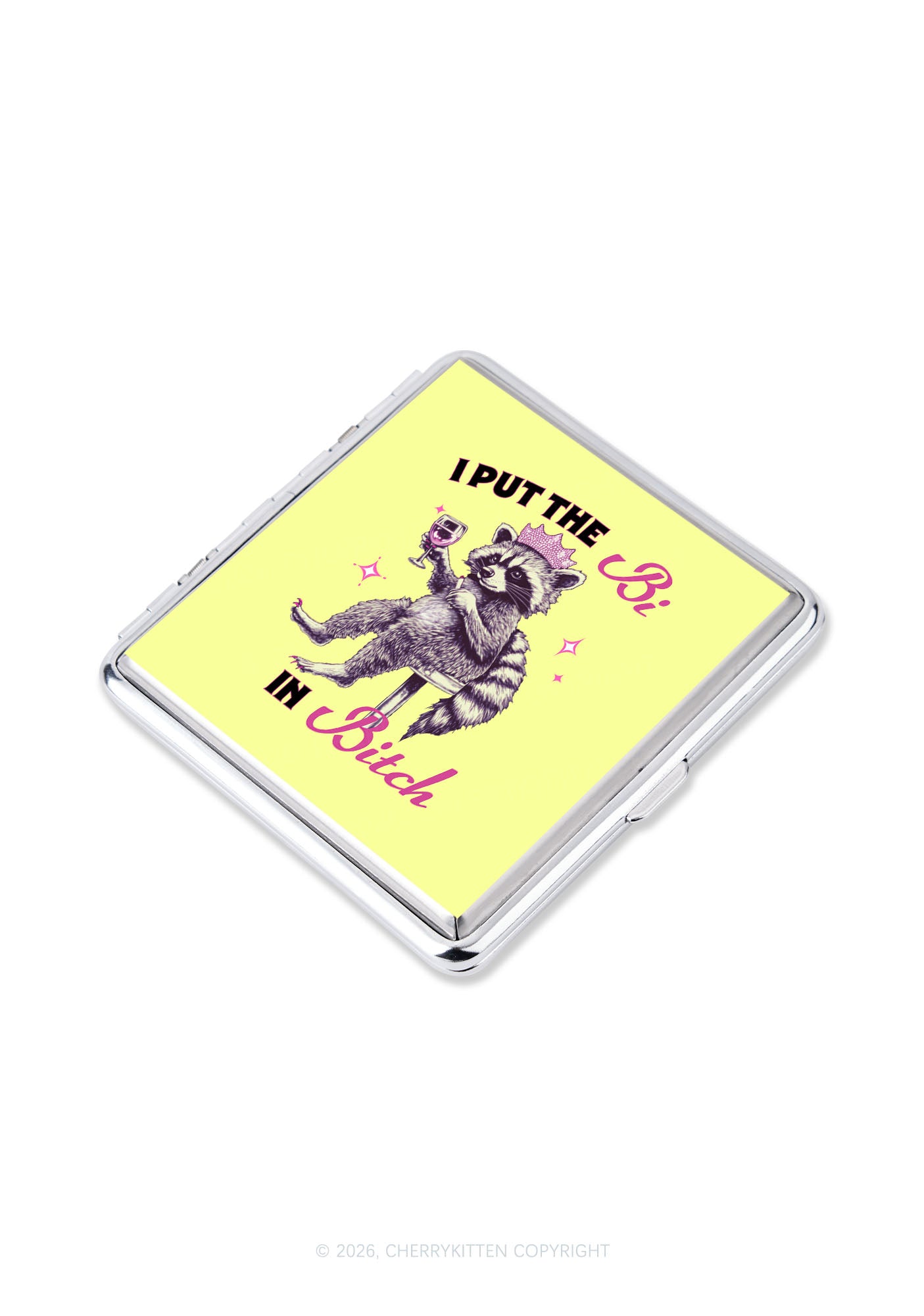 I Put Bi In Bxxch Raccoon Pride Y2K Cigarette Case Cherrykitten