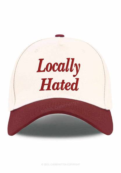 Locally Hated Y2K Color Block Baseball Cap Cherrykitten