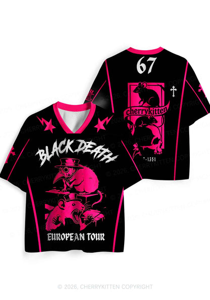 Halloween Plague Doctor Rat Y2K Sport Jersey Shirts Cherrykitten