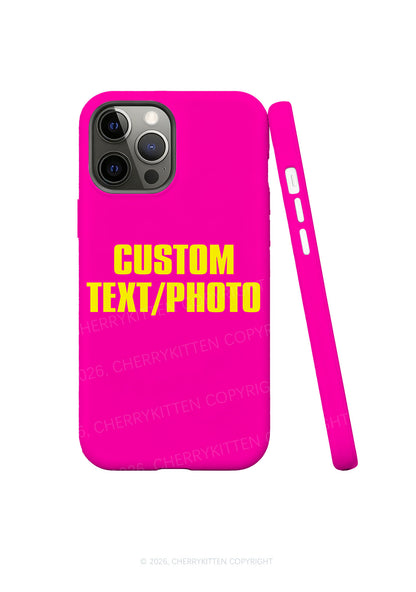 Custom Personalized Text Y2K Phone Case Cherrykitten