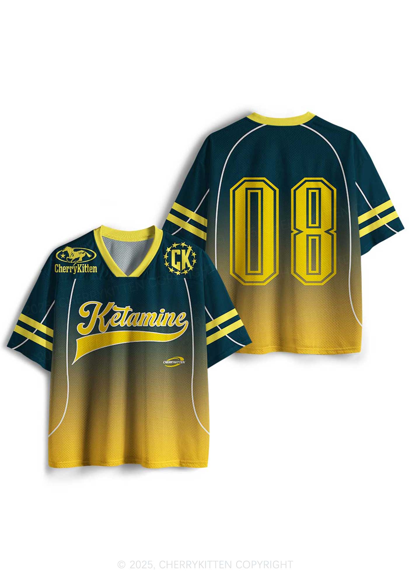 Custom Ketamxxe Y2K Sport Jersey Shirts Cherrykitten