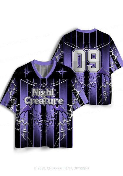 Custom Halloween Night Creature Y2K Sport Jersey Shirts Cherrykitten