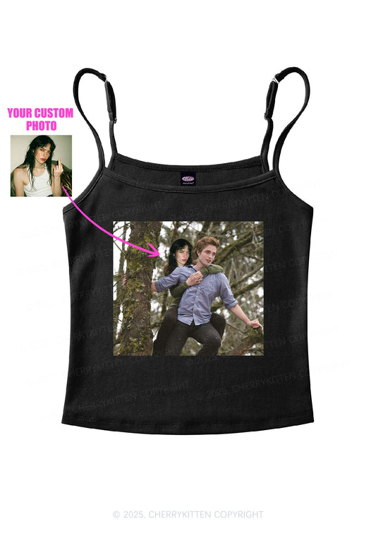 Custom Face Y2K Spaghetti Strap Cami Cherrykitten