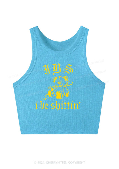 I Be Shitting Y2K Crop Tank Top Cherrykitten