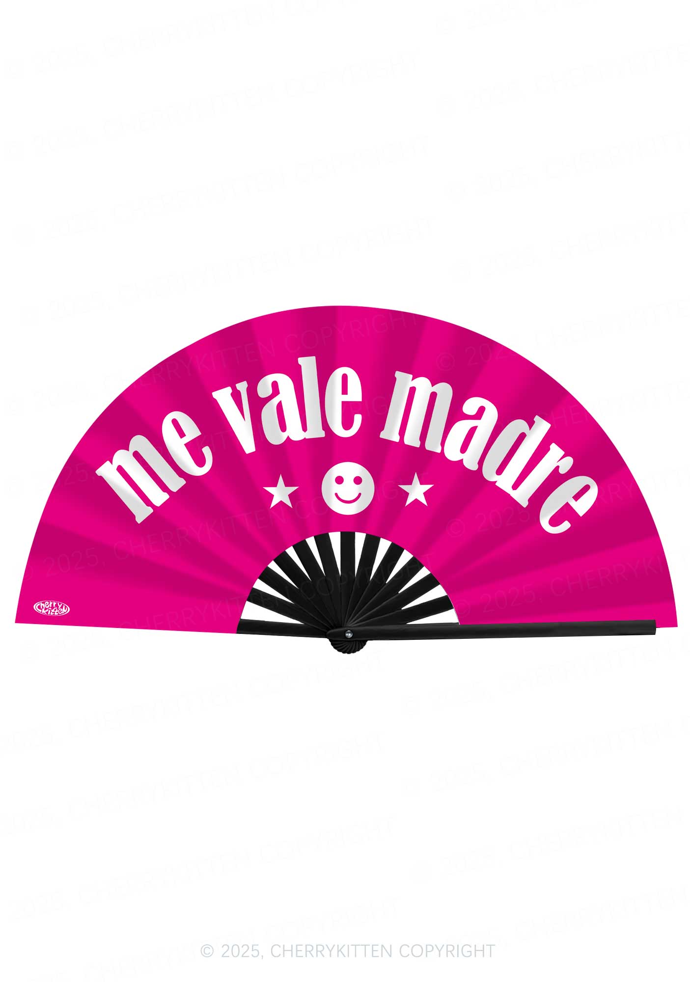 Me Vale Madre Y2K Rave Hand Fan Cherrykitten