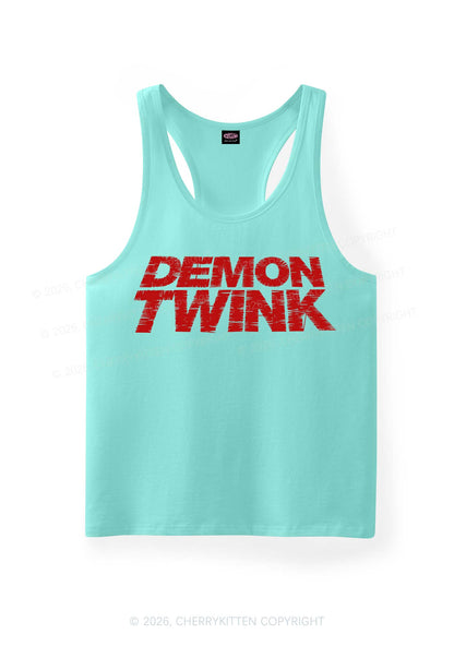 Demon Twink Pride Y2K Men Racerback Tank Top Cherrykitten