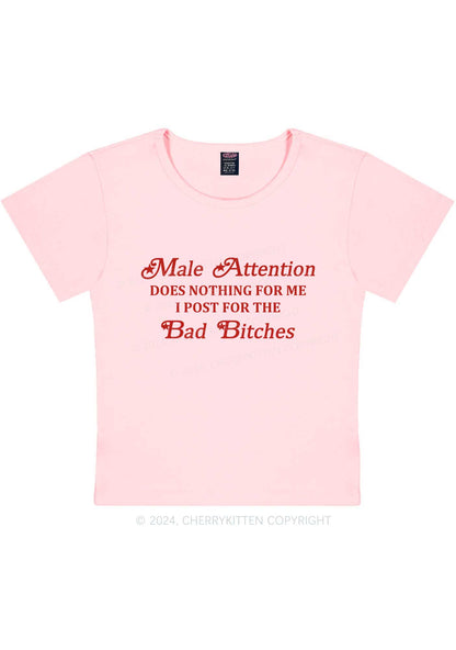 Male Attention Y2K Baby Tee Cherrykitten