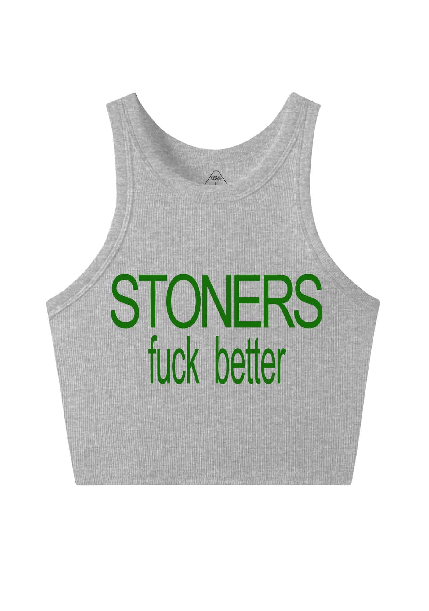 Stoners Fxxk Better Y2K Crop Tank Top Cherrykitten