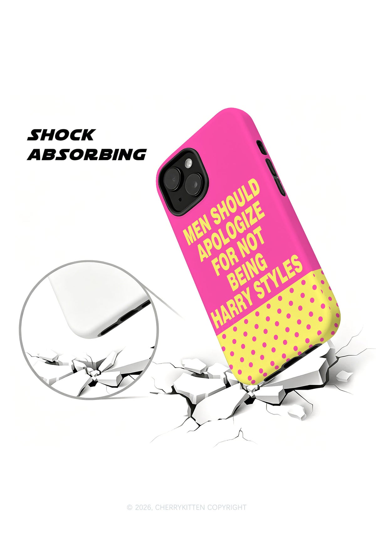 Men Should Apologize Y2K Phone Case Cherrykitten