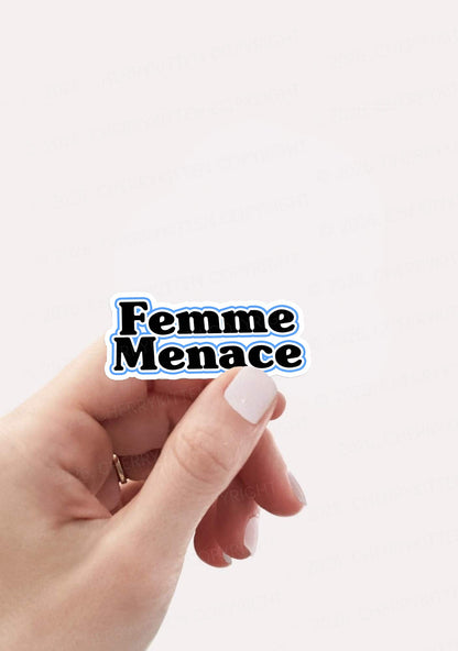 Femme Menace Pride 1pc Y2K Sticker Cherrykitten