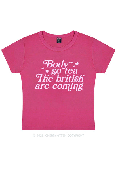 The British Are Coming Y2K Baby Tee Cherrykitten