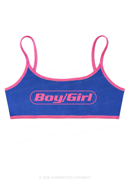 Boy Or Girl Pride Y2K Super Crop Cami Cherrykitten