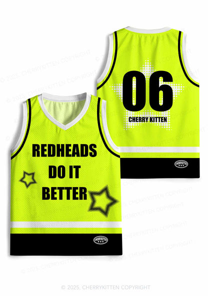 Custom Redheads Do It Better Y2K Sport Jersey Tank Cherrykitten