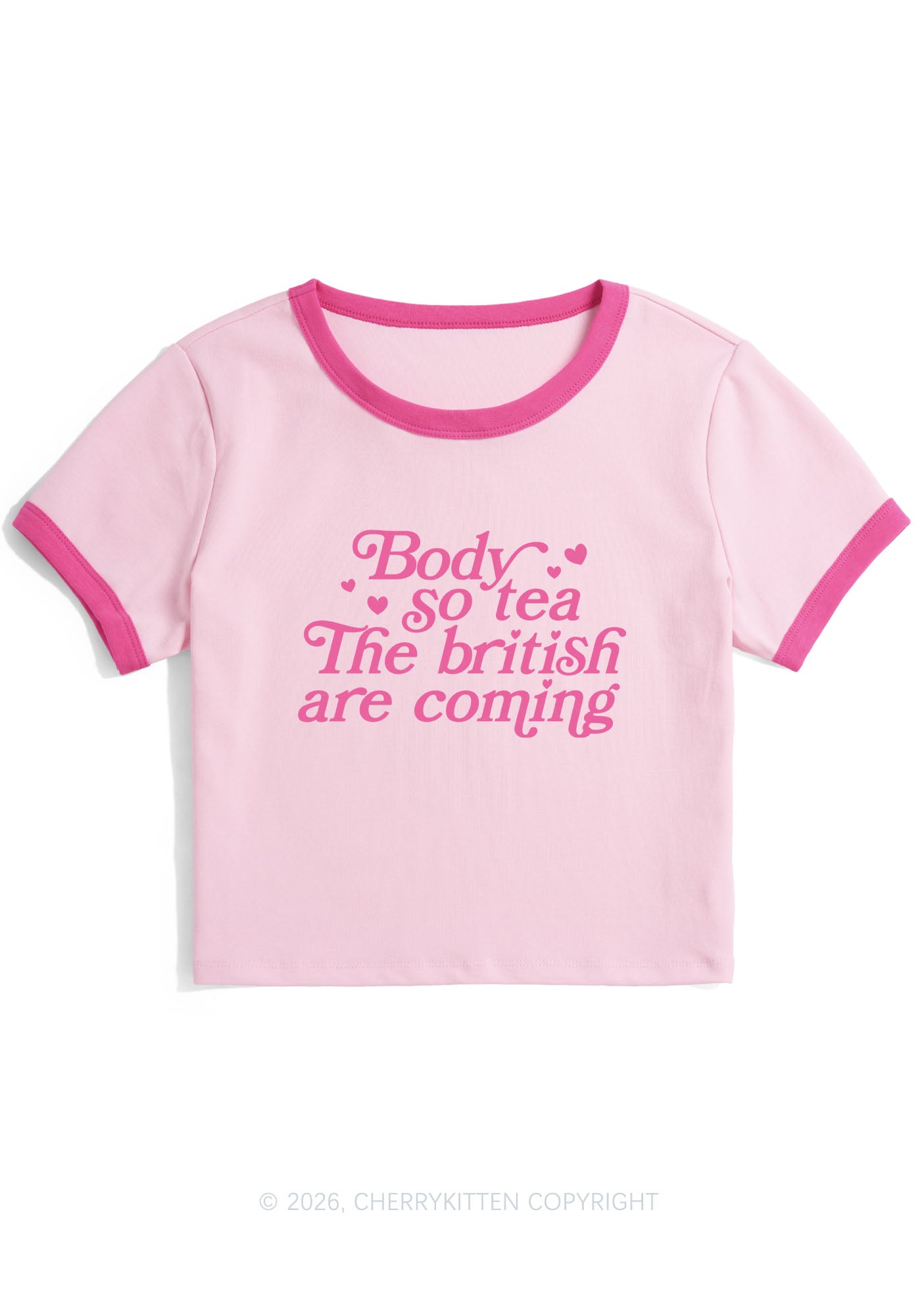 The British Are Coming Y2K Ringer Tee Cherrykitten