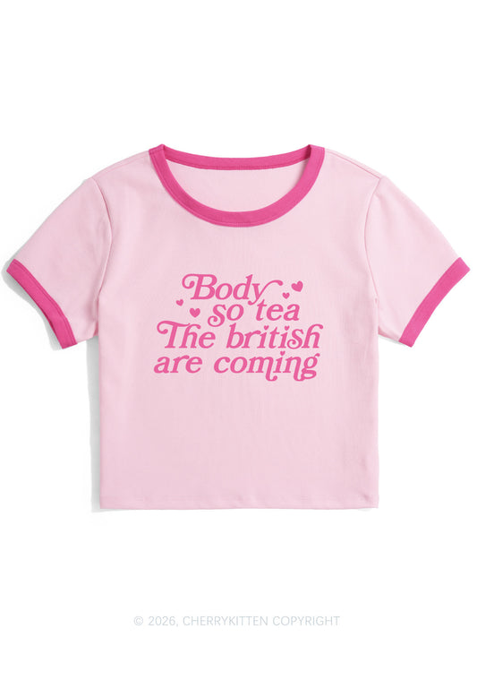 The British Are Coming Y2K Ringer Tee Cherrykitten