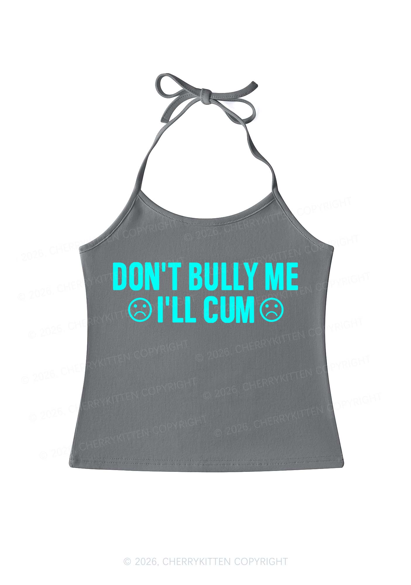 Dont Bully Me Y2K Halter Neck Cami Cherrykitten