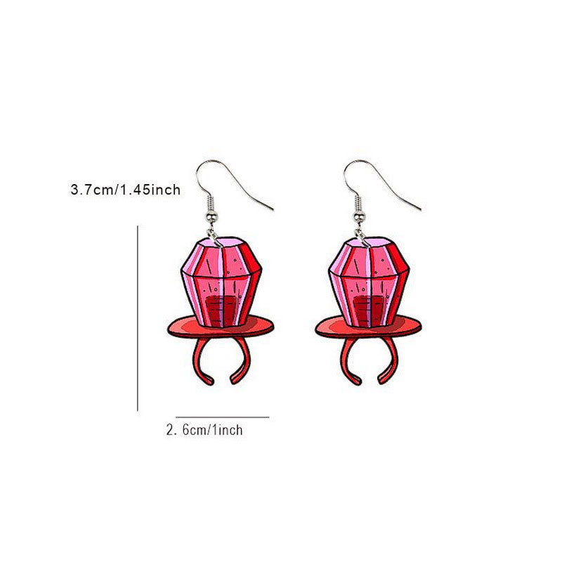 Y2K Candy Ring Earrings Cherrykitten