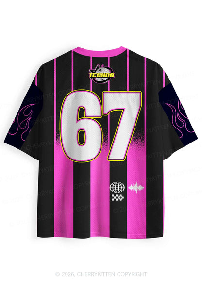 Sx And Techno Always Help Y2K Sport Jersey Shirts Cherrykitten