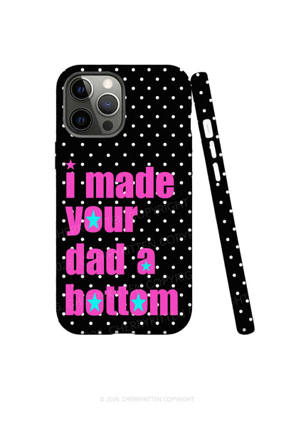 Black Made Your Dad Bottom Y2K Phone Case Cherrykitten