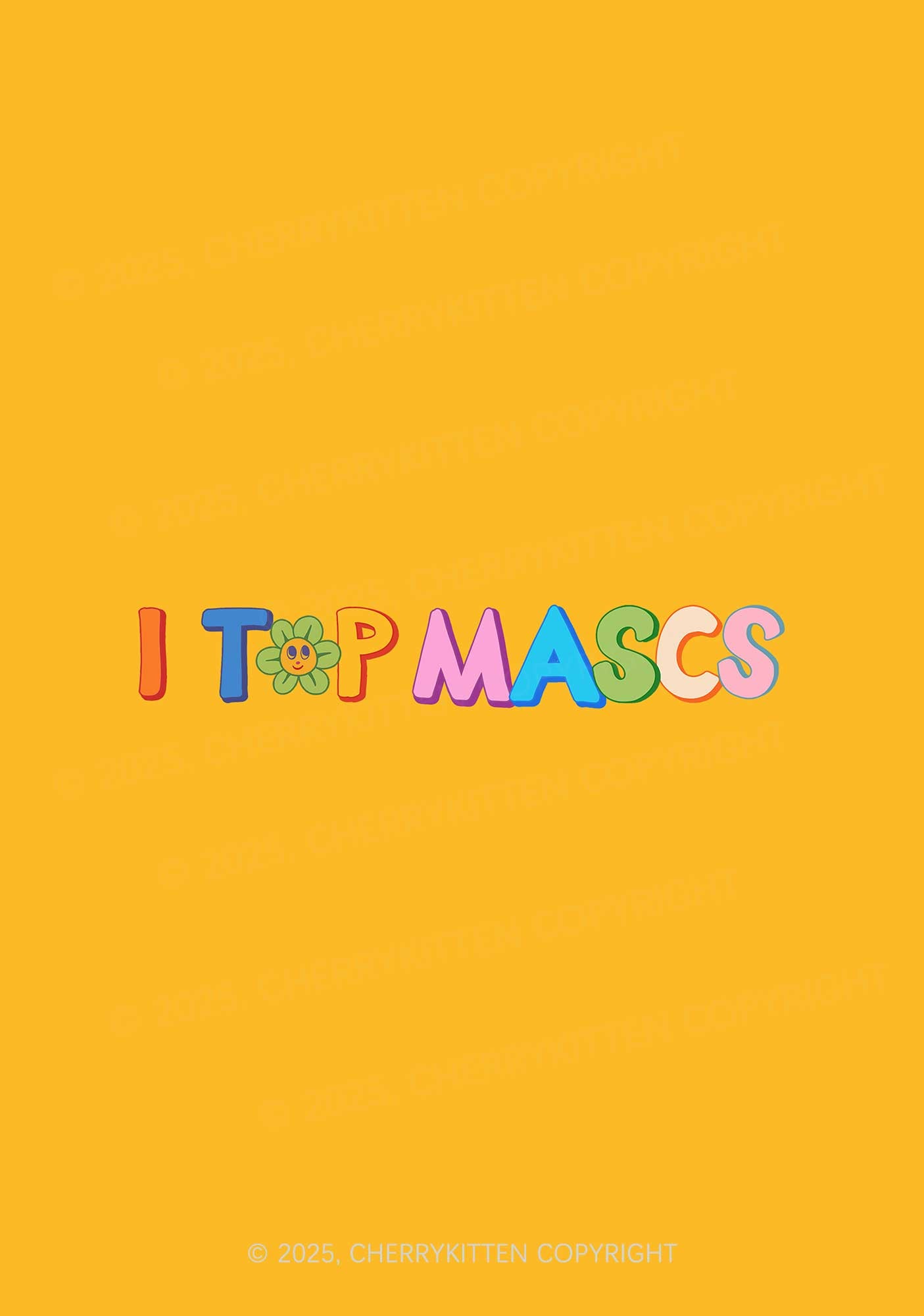 I Top Mascs Pride 1Pc Y2K Pin Badge Cherrykitten