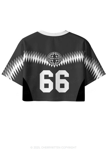 Custom Ketamxxe Cross Y2K Crop Sport Jersey Shirts Cherrykitten