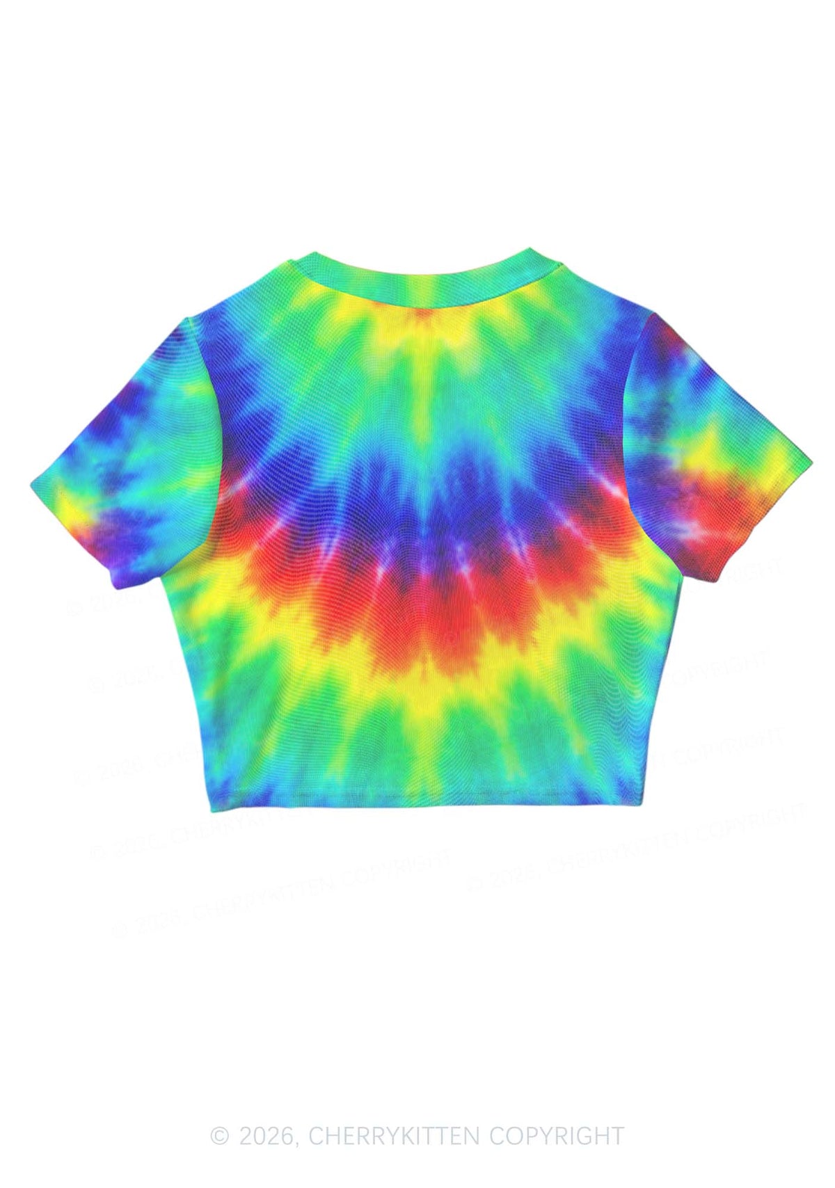 Thermal Txts Y2K Mesh Crop Top Cherrykitten