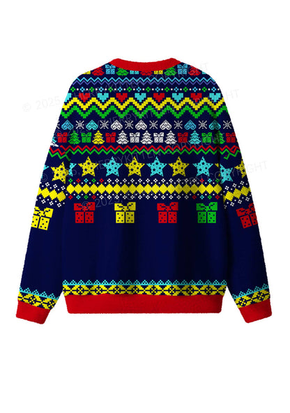 Nothing For You Y2K Christmas Knit Sweatshirt Cherrykitten