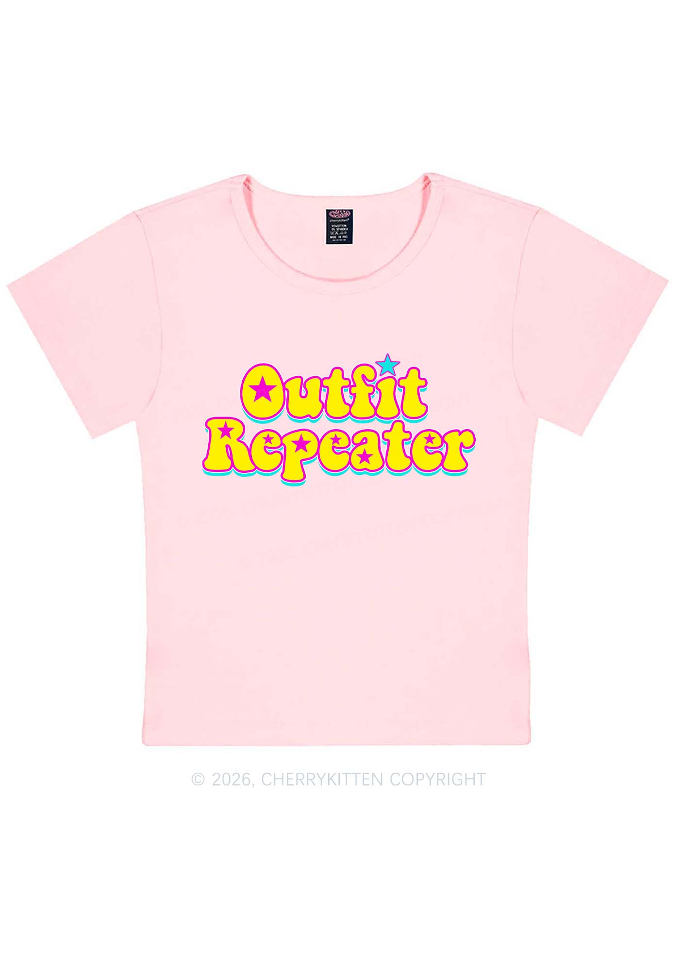 Outfit Repeater Y2K Baby Tee Cherrykitten