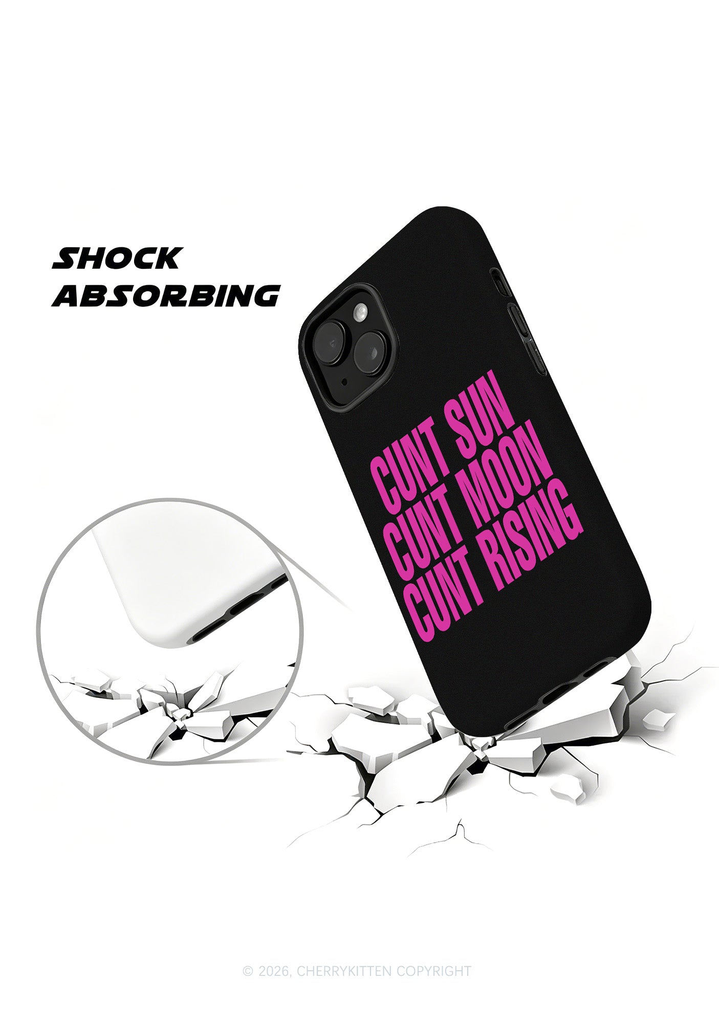 Cxxt Sun Moon Rising Y2K Phone Case Cherrykitten