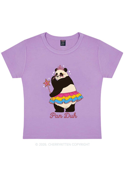 Pan Duh Pride Y2K Baby Tee Cherrykitten