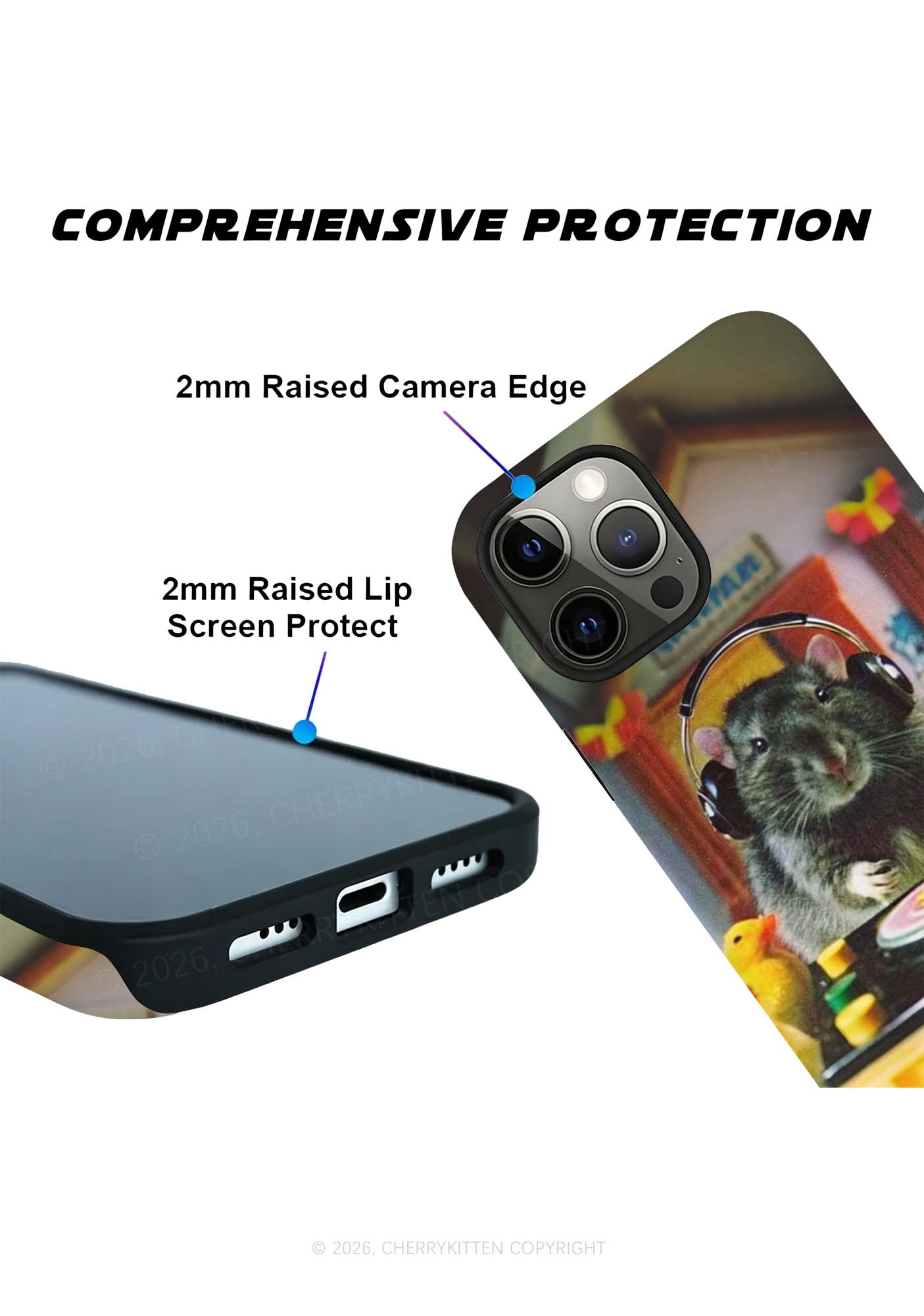 DJ Rat Duck Y2K Phone Case Cherrykitten
