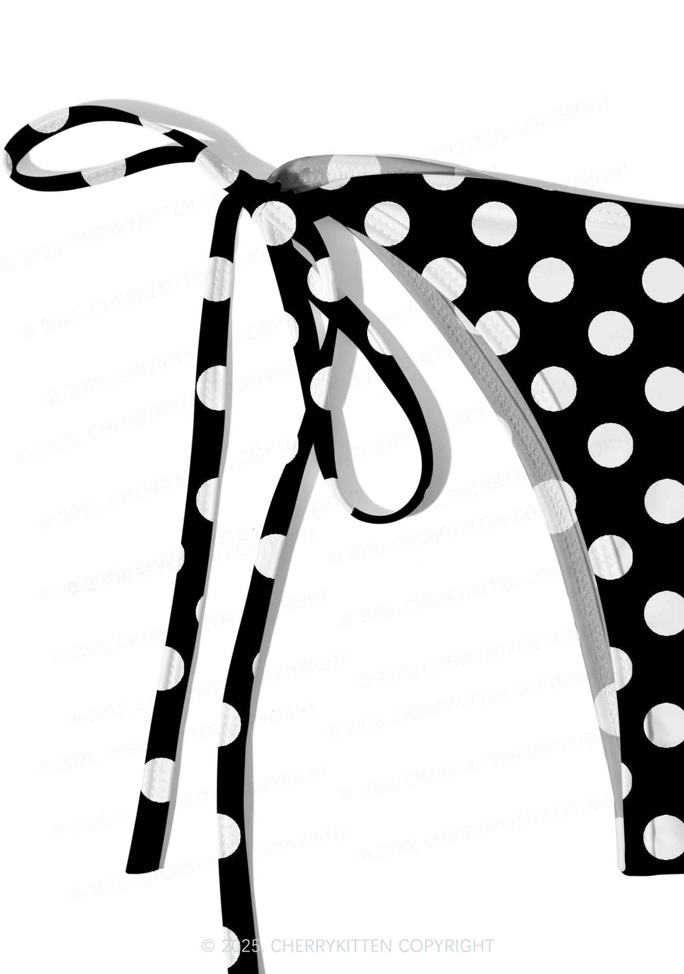 Classic Polka Dots Y2K Print Bikini Set Cherrykitten