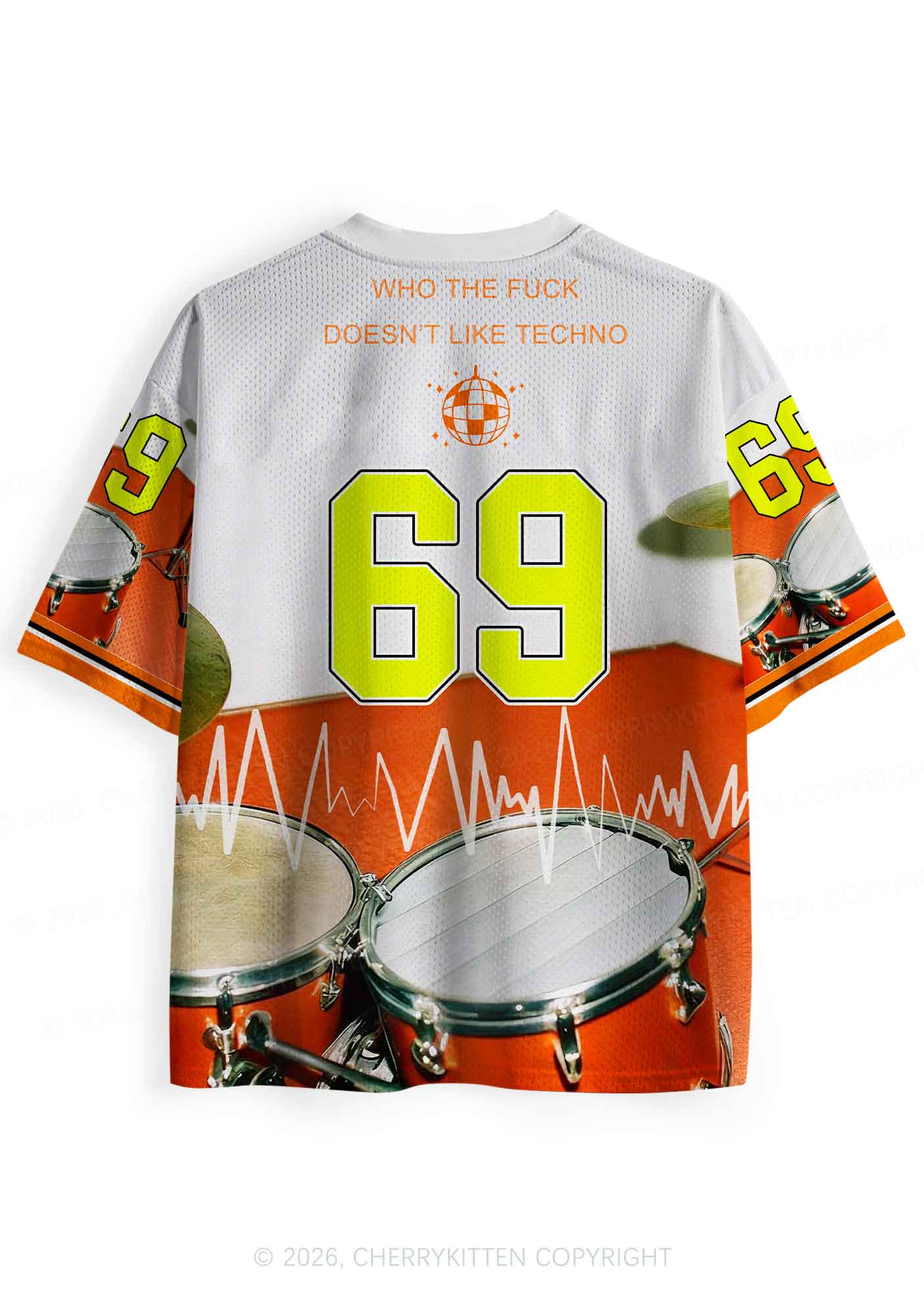 Techno Hamster Drummer Y2K Sport Jersey Shirts Cherrykitten