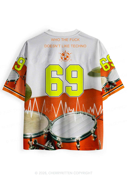 Techno Hamster Drummer Y2K Sport Jersey Shirts Cherrykitten