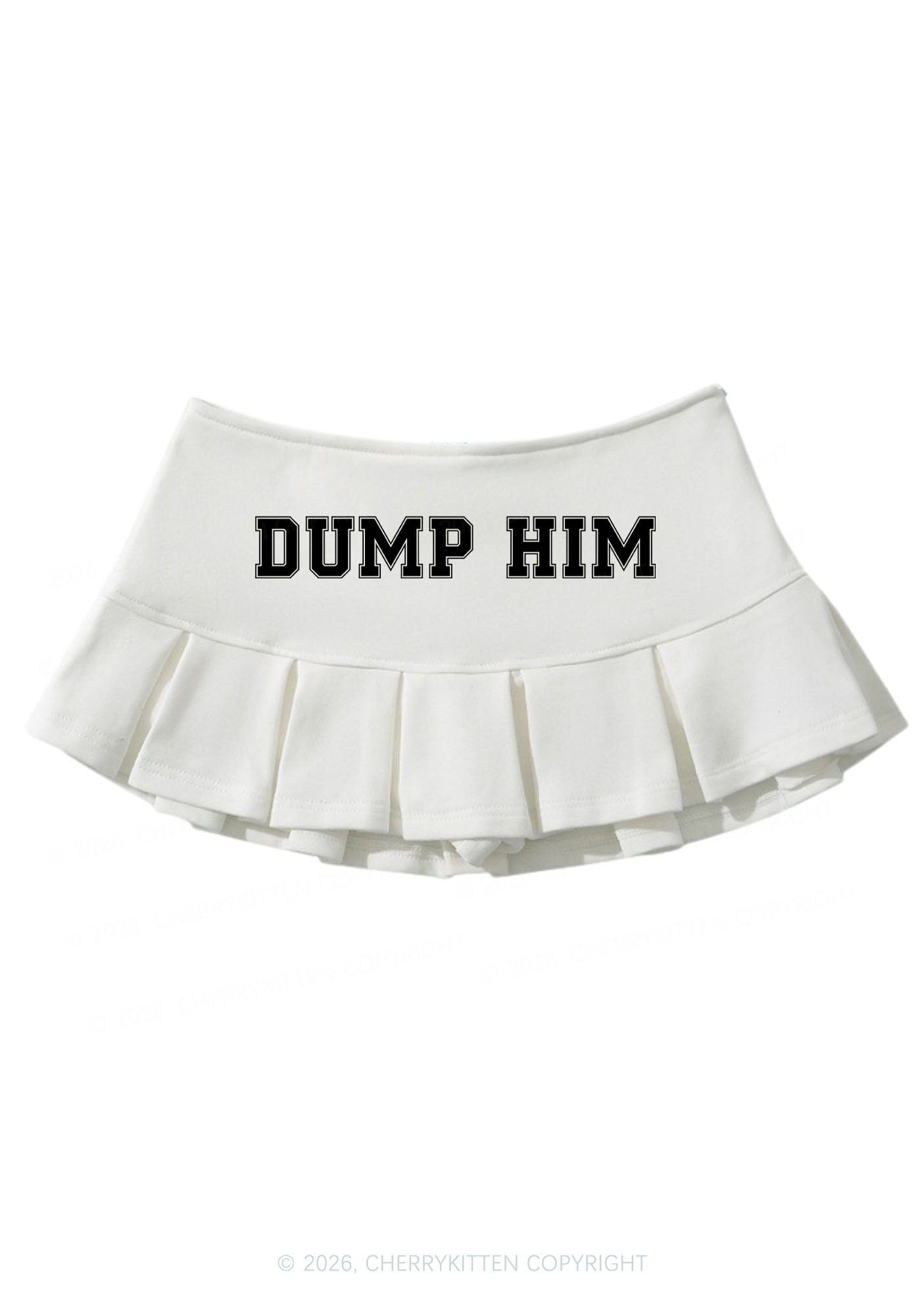 Dump Him Y2K Mini Pleated Skirts Cherrykitten