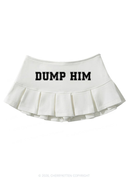 Dump Him Y2K Mini Pleated Skirts Cherrykitten