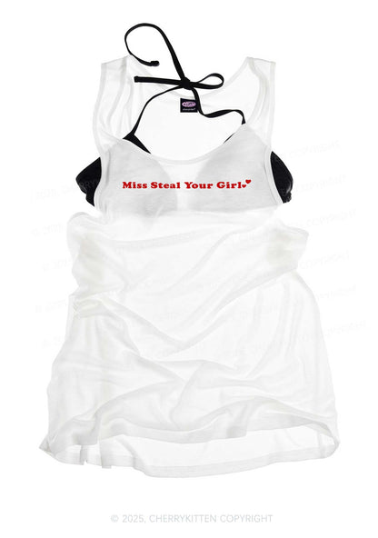 Miss Steal Your Girl Pride Y2K Sheer Boyfriend Tank Cherrykitten