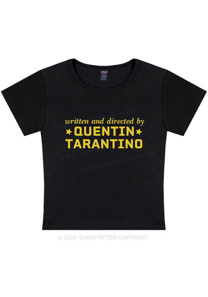 Written By QT Y2K Baby Tee Cherrykitten