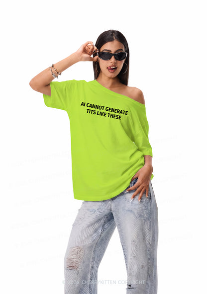Ai Cannot Generate Txts Y2K Off Shoulder Tee Cherrykitten