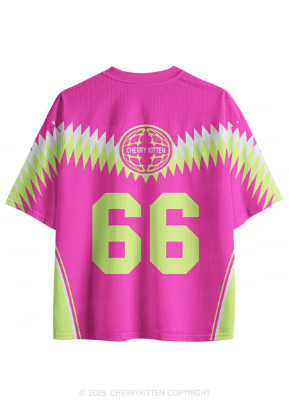 Custom Cyber Pink Ketamxxe Cross Y2K Sport Jersey Shirts Cherrykitten