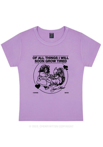 Curvy I Grow Tired All Things Y2K Baby Tee Cherrykitten