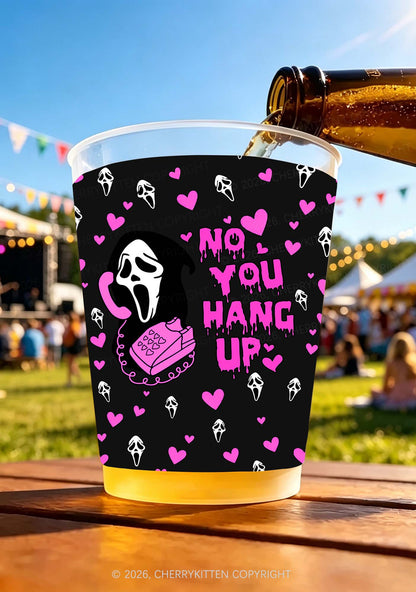 No You Hang Up Y2K Halloween Plastic Cup Cherrykitten