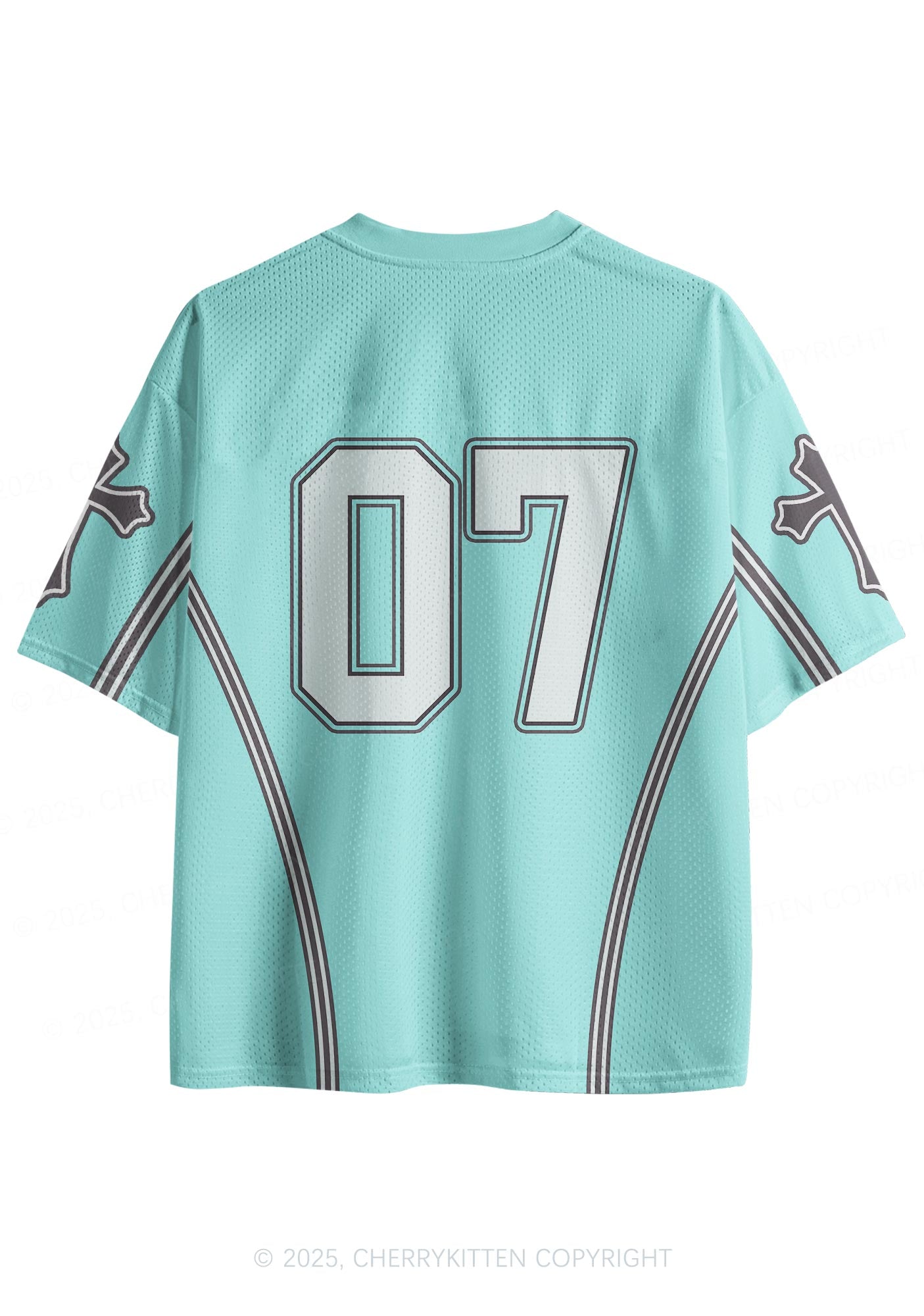 Custom Mint Green Cross Cxxt Y2K Sport Jersey Shirts Cherrykitten