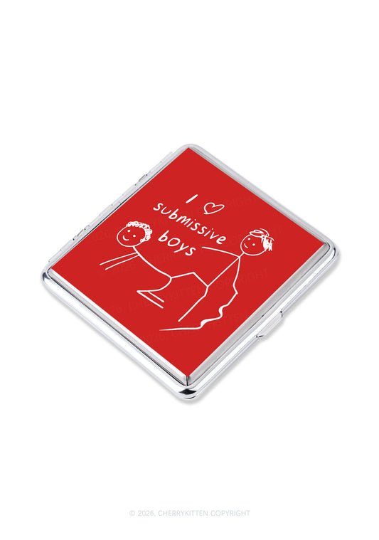 I Love S Boys Y2K Cigarette Case Cherrykitten