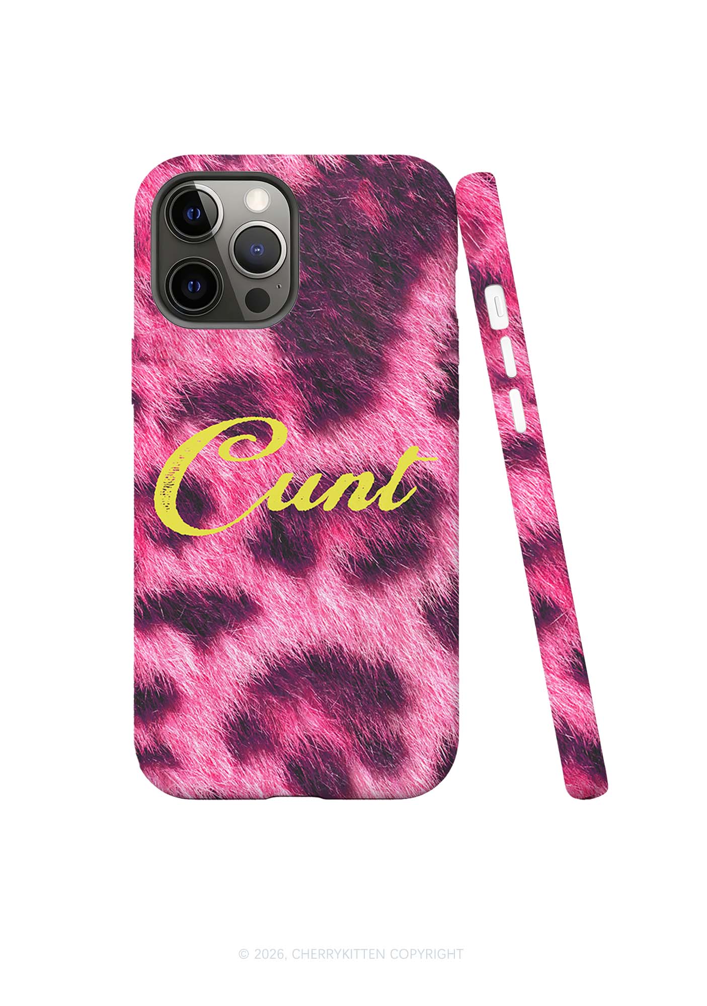 Pink Leopard Cxxt Y2K Phone Case Cherrykitten