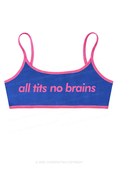 All Txts No Brains Y2K Super Crop Cami Cherrykitten