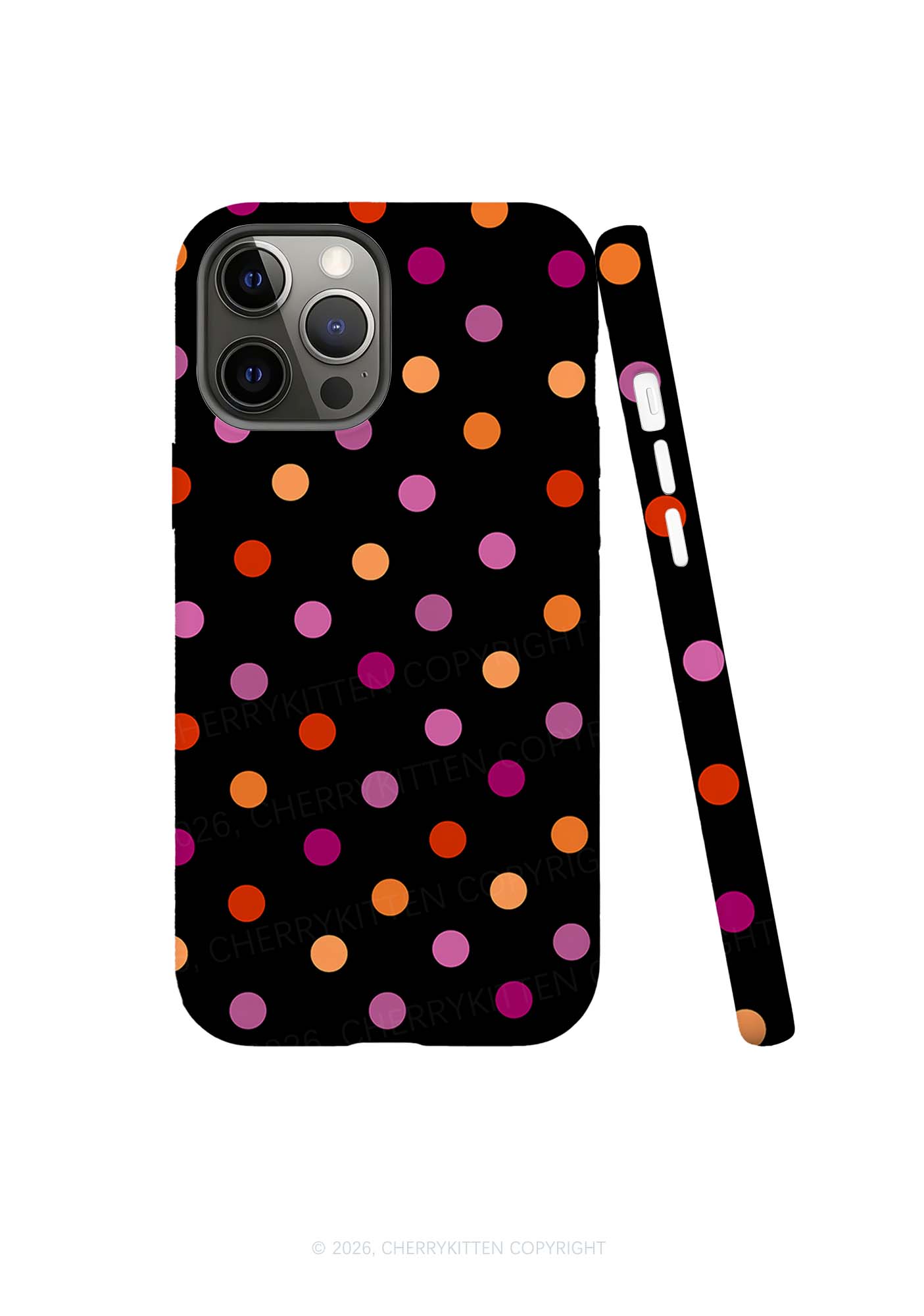 Lesbian Dots Pride Y2K Phone Case Cherrykitten