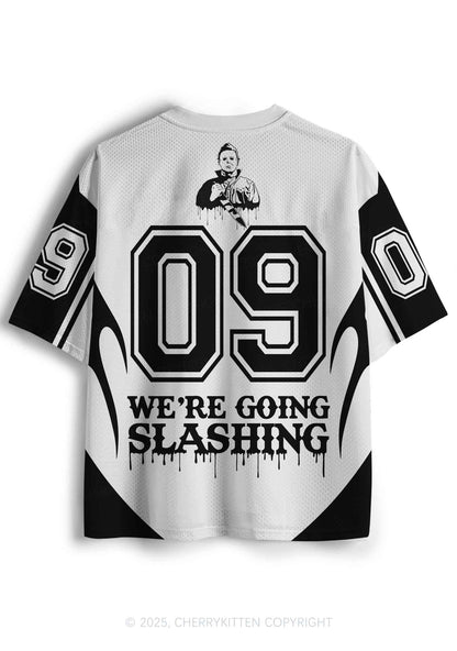 Halloween Custom We Are Going Slashing Y2K Sport Jersey Shirts Cherrykitten