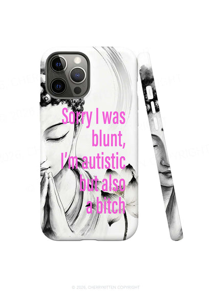 Sorry I Was Blunt Y2K Phone Case Cherrykitten
